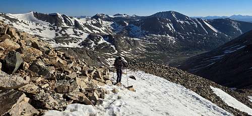 Hiking Mt. Democrat