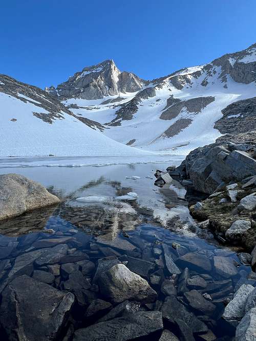 Bear Creek Spire from Dade Lake