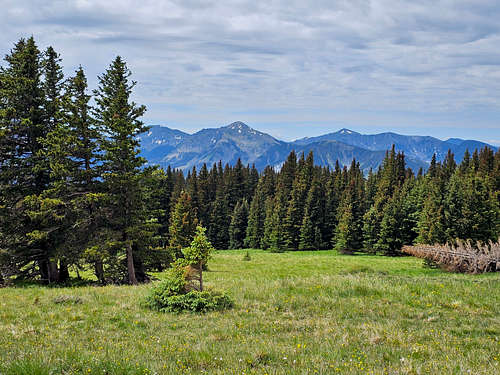 Lake Fork Peak and Vallecito Mountains