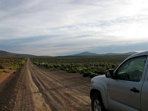 Beatys Butte as seen from the...