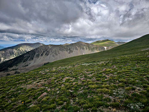 Venado Peak, Point 12550 ft, Peak 12456 ft and Virsylvia Peak