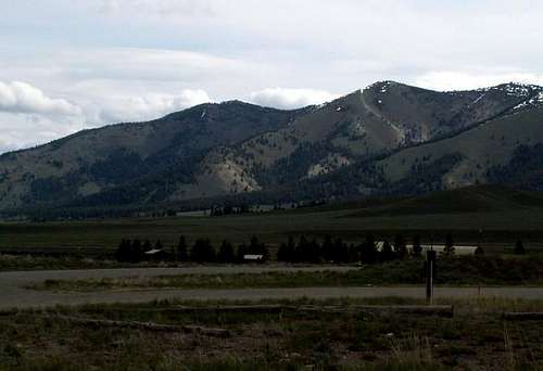 Horton Peak (far left) as...