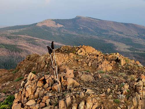 Elk Mountain as viewed from the summit of Corral Peak South