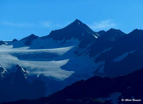 Punta San Matteo and Dosegù Glacier