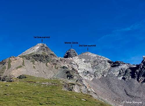 Monte Gavia annotated