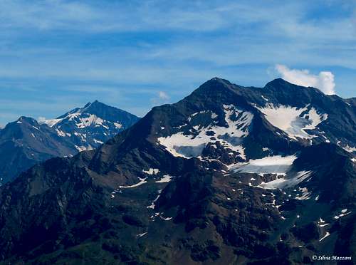 Pizzo Tresero seen from Monte Gavia