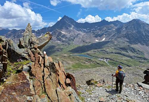 En route to Monte Gavia