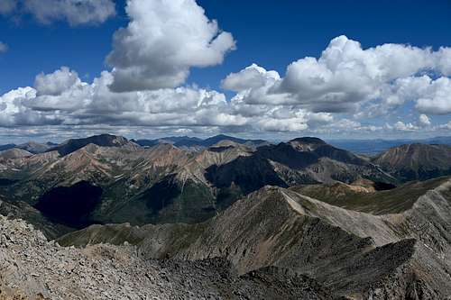 Huron Peak, summit views