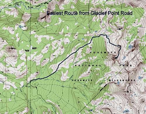 Mt. Clark easiest route