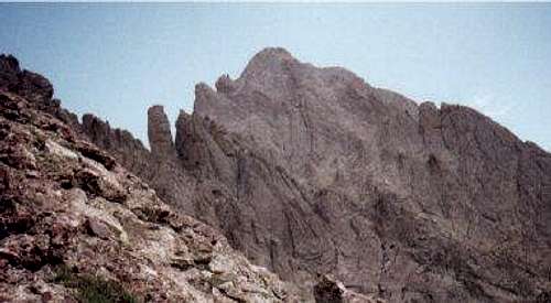 Crestone Needle as seen from...