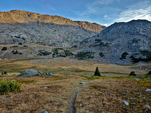 Descending into Paint Rock Creek Valley