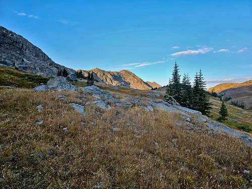 Descending into Paint Rock Creek Valley