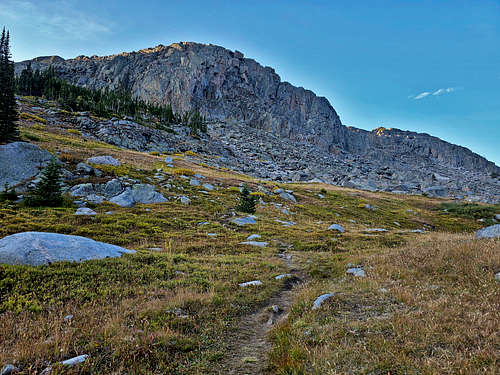 Descending into Paint Rock Creek Valley