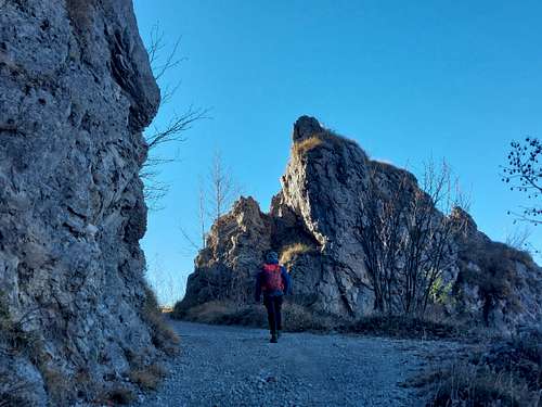 Start of the trail to Monte Manos