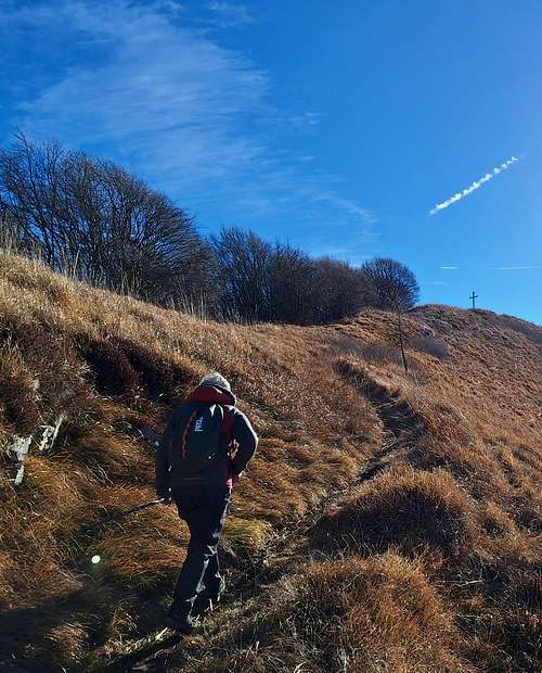 Near the summit of Monte Manos