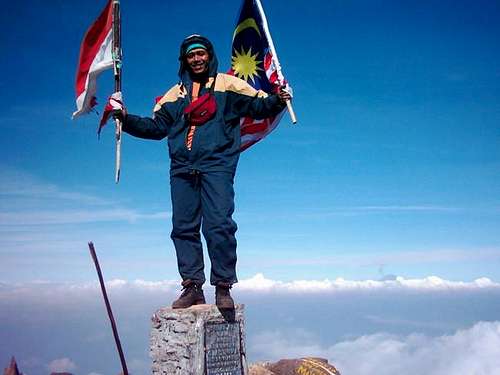 Bambang success at the peak...