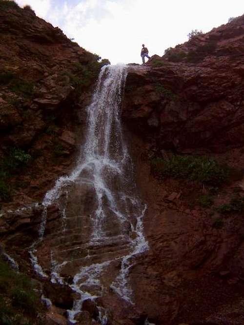A waterfall in Deryook...