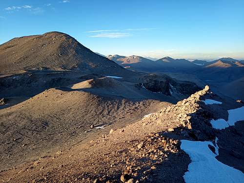 Sunset on Bonete Ridge