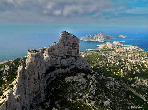 Sunny day above the Rocher Les Goudes, Calanques