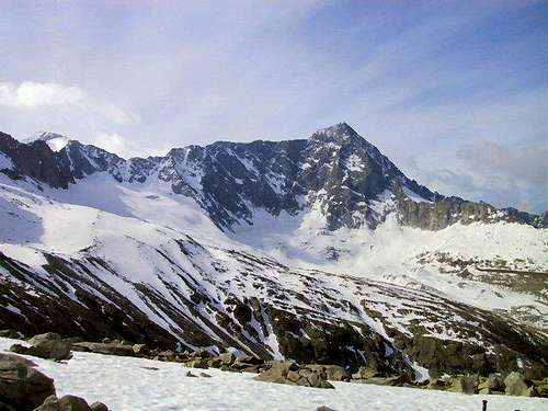 North side of Monte Adamello,...