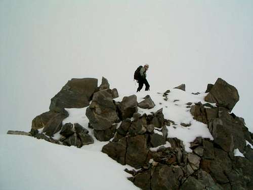 The summit of Hilgard Peak...