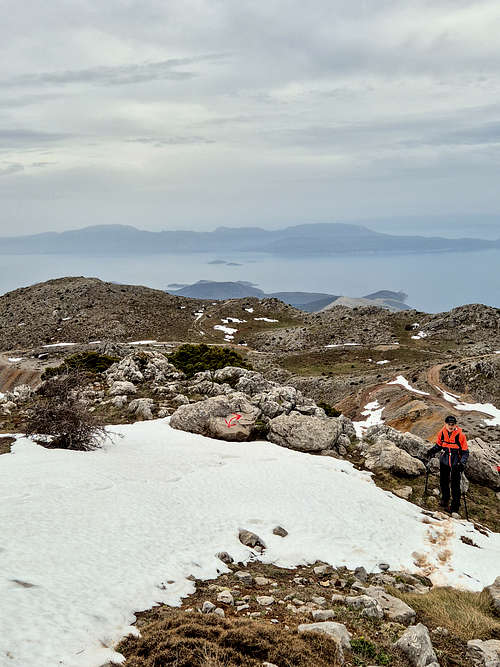 Views above the Corinthian Gulf.