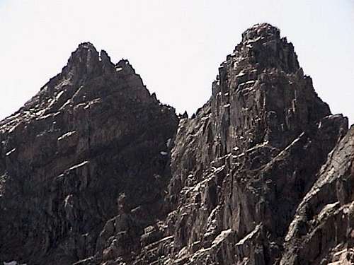 Close-up of the east face....