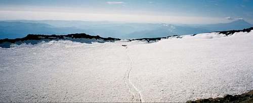 Crater on summit of Mt....