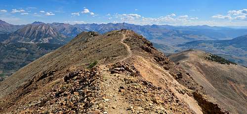 The Scarp Ridge to Mt Emmons : Climbing, Hiking & Mountaineering ...