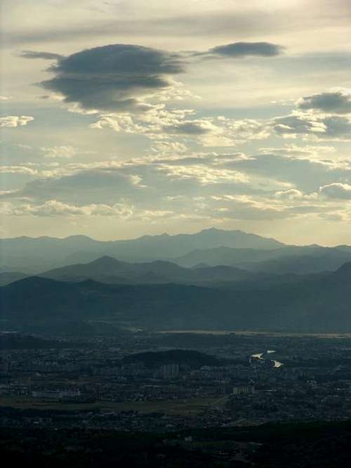  Lovcen mountain can be seen...