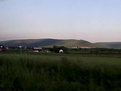 Short Mountain from route 25...