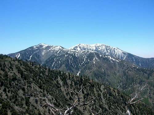 Pine Mountain (left) and...