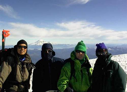 Our group on the summit of Mt...