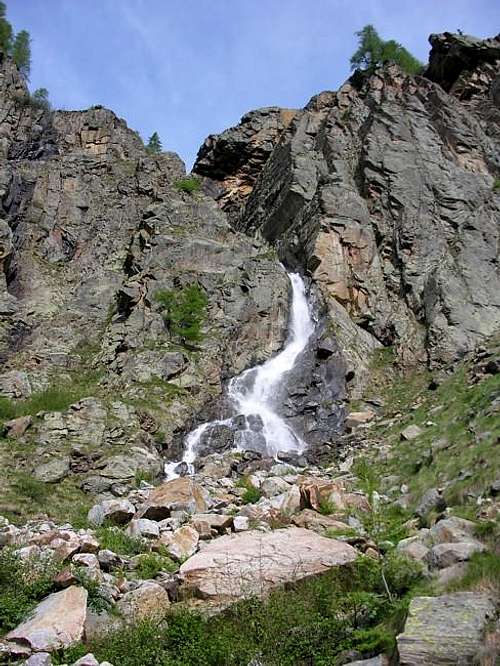 La cascata del rio Gran Val...
