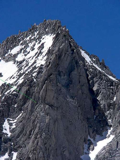 The proud North Arete of Bear...