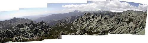 panoramic view of the pedriza...