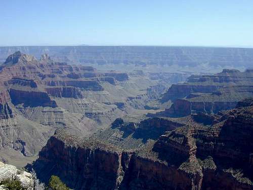 A view of Bright Angel Canyon...