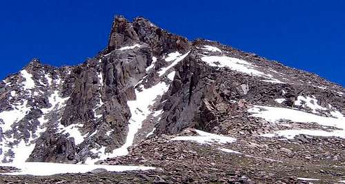 The s.w. ridge of Hagues Peak...