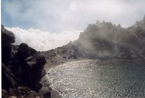 sabalan lake
 top of the summit