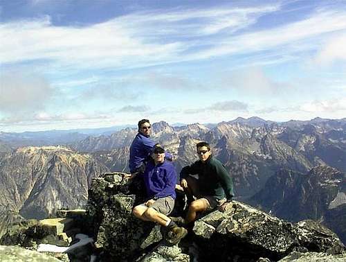 The 3 of us on the summit...