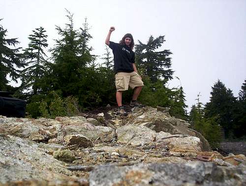 Me, standing at the highpoint.