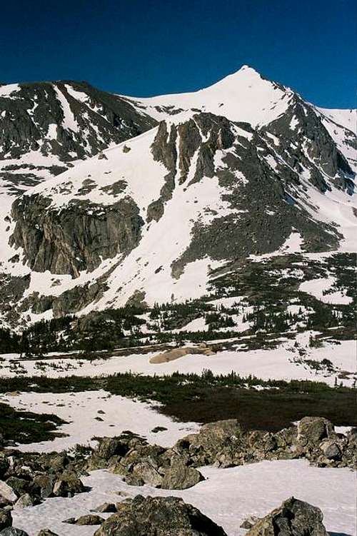Mount Jasper from near Fourth of July Mine