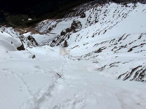 The slide on Dolomite Peak 5,...