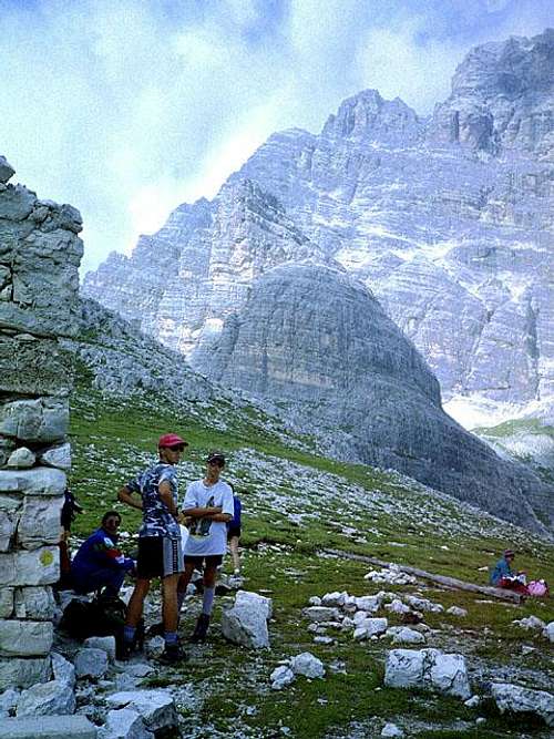 from the ruins of Rifugio...