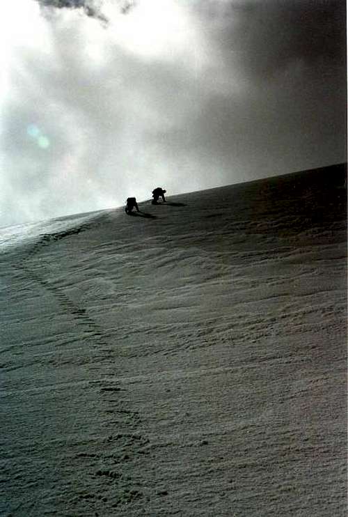 Over the ice/snowfields...