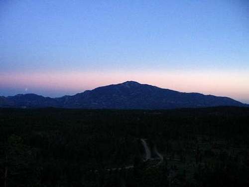 Laramie Peak at sunrise. June...