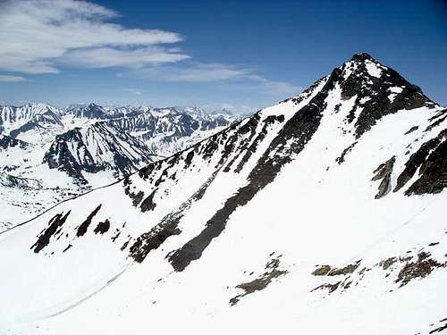 View of Mt Wynne and points...