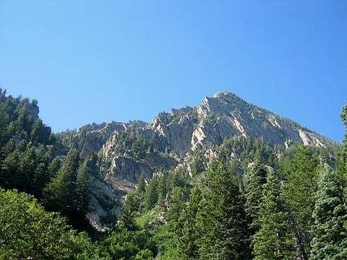 View of Kamps Ridge on the...