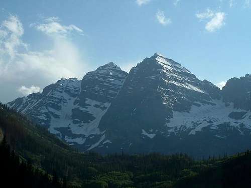 The Maroon Bells, the...