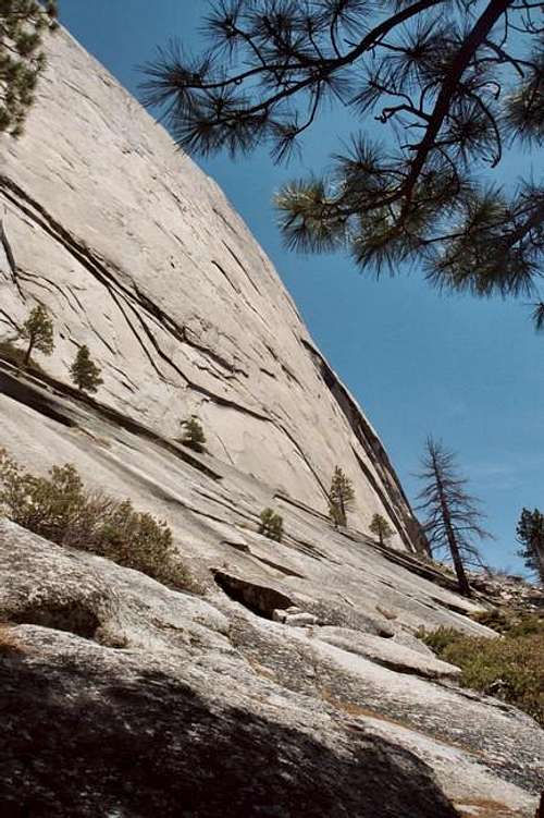 Southeast face of Half Dome...